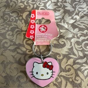 hello kitty keychain charm 2007 Pink Kitten Cat